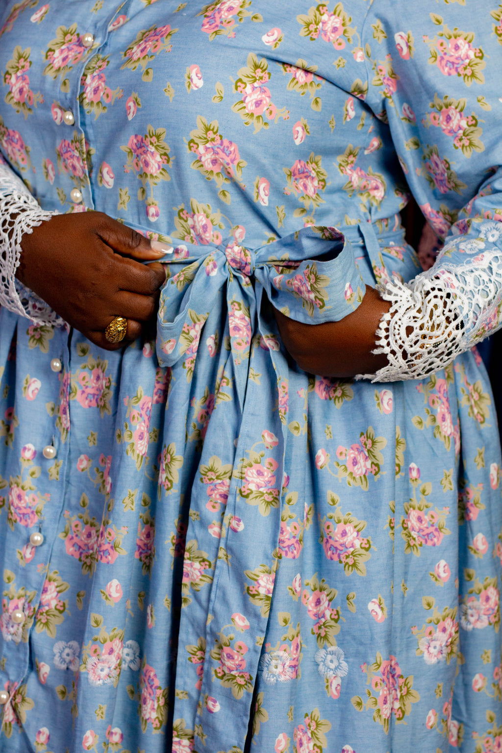 The Bloom Shirt Dress - Floral Pattern