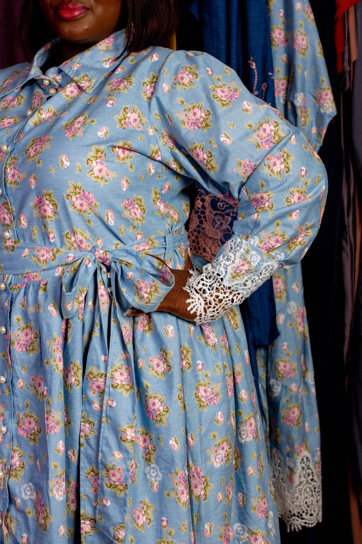 The Bloom Shirt Dress - Floral Pattern
